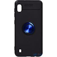 Чохол-накладка TOTO Car Magnetic Ring TPU Case Samsung Galaxy A10 Black/Blue