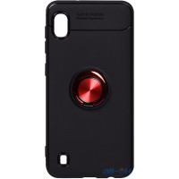 Чохол-накладка TOTO Car Magnetic Ring TPU Case Samsung Galaxy A10 Black/Red