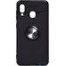 Чохол-накладка TOTO Car Magnetic Ring TPU Case Samsung Galaxy A20/A30 Black/Silver — інтернет магазин All-Ok. фото 1