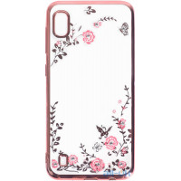 Чохол-накладка TOTO Electroplate Print TPU Case Samsung Galaxy A10/M10 Pink Flowers