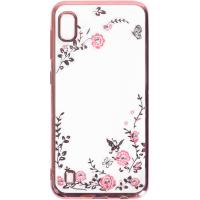Чохол-накладка TOTO Electroplate Print TPU Case Samsung Galaxy A10/M10 Pink Flowers