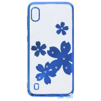 Чохол-накладка TOTO Electroplate Print TPU Case Samsung Galaxy A10/M10 Flowers Blue