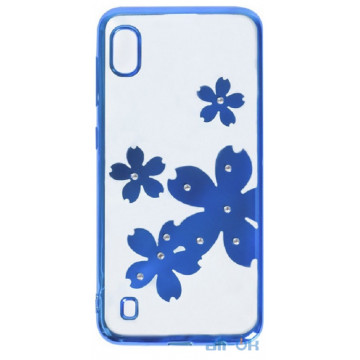Чохол-накладка TOTO Electroplate Print TPU Case Samsung Galaxy A10/M10 Flowers Blue