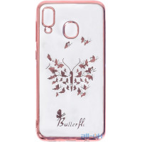 Чохол-накладка TOTO Electroplate Print TPU Case Samsung Galaxy A20/A30 Butterfly