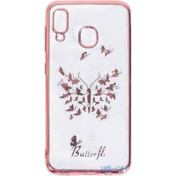 Чохол-накладка TOTO Electroplate Print TPU Case Samsung Galaxy A20/A30 Butterfly