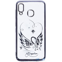 Чохол-накладка TOTO Electroplate Print TPU Case Samsung Galaxy A20/A30 Kingabar
