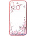 Чохол-накладка TOTO Electroplate Print TPU Case Samsung Galaxy A20/A30 Pink Flowers — інтернет магазин All-Ok. фото 1