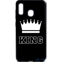 Чохол-накладка TOTO Cartoon Soft Silicone TPU Case Samsung Galaxy A20/A30 King Black