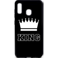Чохол-накладка TOTO Cartoon Soft Silicone TPU Case Samsung Galaxy A20/A30 King Black