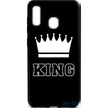 Чохол-накладка TOTO Cartoon Soft Silicone TPU Case Samsung Galaxy A20/A30 King Black