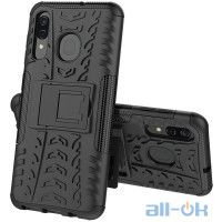 Чохол-накладка TOTO Dazzle Kickstand 2 in 1 Case Samsung Galaxy A20/A30 Black