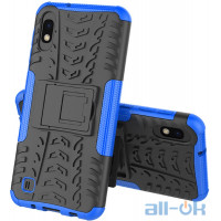 Чохол-накладка TOTO Dazzle Kickstand 2 in 1 Case Samsung Galaxy M10 Blue