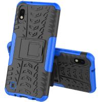 Чохол-накладка TOTO Dazzle Kickstand 2 in 1 Case Samsung Galaxy M10 Blue
