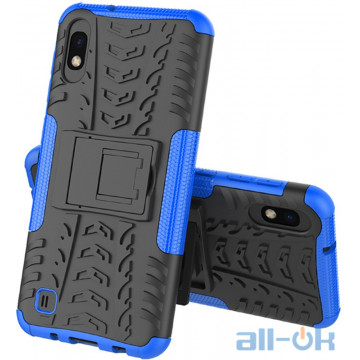 Чохол-накладка TOTO Dazzle Kickstand 2 in 1 Case Samsung Galaxy M10 Blue