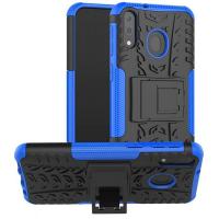 Чохол-накладка TOTO Dazzle Kickstand 2 in 1 Case Samsung Galaxy M20 Blue