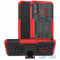Чохол-накладка TOTO Dazzle Kickstand 2 in 1 Case Samsung Galaxy M20 Red