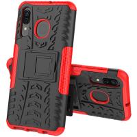 Чохол-накладка TOTO Dazzle Kickstand 2 in 1 Case Samsung Galaxy A20/A30 Red