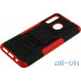 Чохол-накладка TOTO Dazzle Kickstand 2 in 1 Case Samsung Galaxy A20/A30 Red — інтернет магазин All-Ok. фото 4