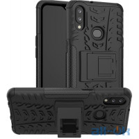 Чохол-накладка TOTO Dazzle Kickstand 2 in 1 Case Samsung Galaxy A10s Black