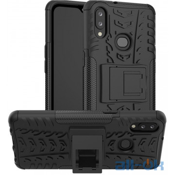 Чохол-накладка TOTO Dazzle Kickstand 2 in 1 Case Samsung Galaxy A10s Black