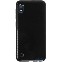 Чохол-накладка TOTO TPU Carbon Fiber 2,0mm Case Samsung Galaxy A10 Black