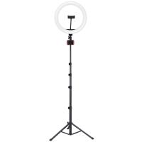 Тримач з кільцевим освітленням JOYROOM Fill light live holder JR-ZS228 AKL03 12 ", 2A, 2700-5700K Black