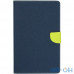 Чохол Mercury Fancy Diary для Samsung Galaxy Tab A 10.1 (2019) SM-T510, SM-T515 Navy/Green — інтернет магазин All-Ok. фото 2