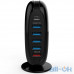 Мережевий зарядний пристрій MARAKOKO MA20 6USB, 5USB Plus 1USB-C, QC3.0 60W Black (RL050298) — інтернет магазин All-Ok. фото 3