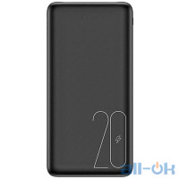Зовнішній акумулятор (Power Bank) Usams US-CD80 PB19 Dual USB Power Bank 20000mAh Чорний