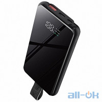 Зовнішній акумулятор (Power Bank) REMAX Tangee Wireless RPP-105 10000 mAh Black