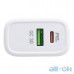 Мережевий зарядний пристрій Hoco C57A Speed PD Plus QC3.0 Type-C to Lightning EU White — інтернет магазин All-Ok. фото 2