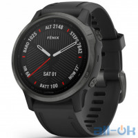 Спортивний годинник Garmin Fenix 6S Carbon Gray DLC with Black Band (010-02159-25)
