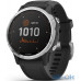 Смарт-годинник Garmin Fenix 6S Solar Silver with Black Band (010-02409-00) — інтернет магазин All-Ok. фото 1