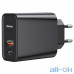 Мережевий зарядний пристрій Baseus Wall Charger USB-C and USB PPS Quick Charge 30W Black (CCFS-C01) — інтернет магазин All-Ok. фото 2