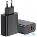 Мережевий зарядний пристрій Baseus Wall Charger USB-C and USB PPS Quick Charge 30W Black (CCFS-C01) — інтернет магазин All-Ok. фото 1