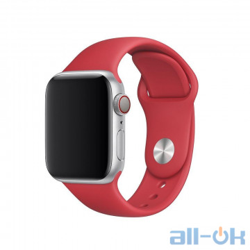 Ремінець для Apple WATCH 38mm/40mm Red PRODUCT Sport Band S/M&M/L MU9M2