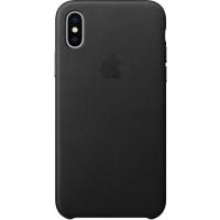 Чохол для смартфону Apple iPhone X Leather Case - Black (MQTD2)