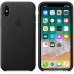 Чохол для смартфону Apple iPhone X Leather Case - Black (MQTD2) — інтернет магазин All-Ok. фото 2