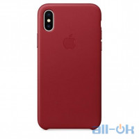 Чохол для смартфону Apple iPhone X Leather Case - PRODUCT RED (MQTE2)