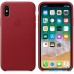 Чохол для смартфону Apple iPhone X Leather Case - PRODUCT RED (MQTE2) — інтернет магазин All-Ok. фото 2
