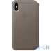 Чохол для смартфону Apple iPhone X Leather Folio - Taupe (MQRY2) — інтернет магазин All-Ok. фото 1