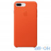 Чохол для смартфону Apple iPhone 8 Plus/7 Plus Leather Case Bright Orange (MRGD2) — інтернет магазин All-Ok. фото 1