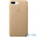 Чохол для смартфону Apple iPhone 7 Plus Leather Case - Tan MMYL2 — інтернет магазин All-Ok. фото 1
