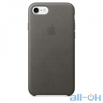 Чохол для смартфону Apple iPhone 7 Leather Case - Storm Gray MMY12