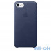 Чохол для смартфону Apple iPhone 7 Leather Case - Midnight Blue MMY32 — інтернет магазин All-Ok. фото 1