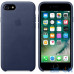 Чохол для смартфону Apple iPhone 7 Leather Case - Midnight Blue MMY32 — інтернет магазин All-Ok. фото 2