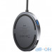 Бездротовий зарядний пристрій Plus USB Hub Baseus Circular Mirror Wireless Charger HUB Deep Gray (WXJMY-0G) — інтернет магазин All-Ok. фото 4