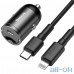 Автомобільний зарядний пристрій Baseus Tiny Star Mini PPS Car Charge USB Type-C Port 30W Gray with Lightning Cable (VCHX-B0G) — інтернет магазин All-Ok. фото 3