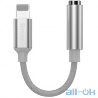 Кабель-перехідник BASEUS Lightning Male to 3.5mm Female Adapter L3.5 White (CALL3-02)