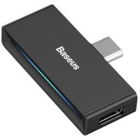 Перехідник Baseus L57 USB Type-C Charge Sound Adapter AUX 3.5мм Black (CATL57-0A)